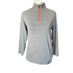 Champion Powerflex Performax women's M gray long sleeve quarter zip pullover